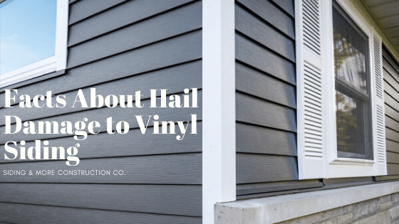 Hail Damage to Vinyl Siding