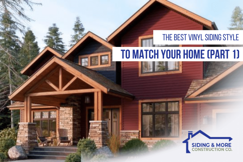 Various vinyl siding styles showcasing different textures and colors for enhancing home exteriors.