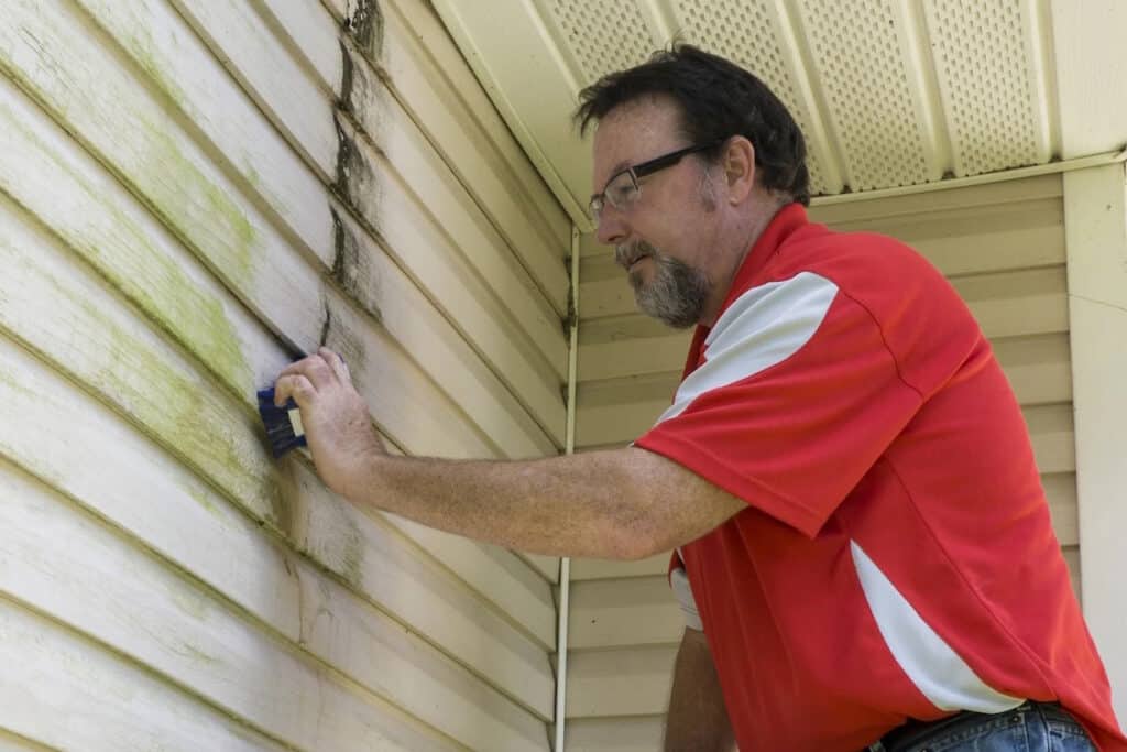 hail damage siding cleaning vinyl siding