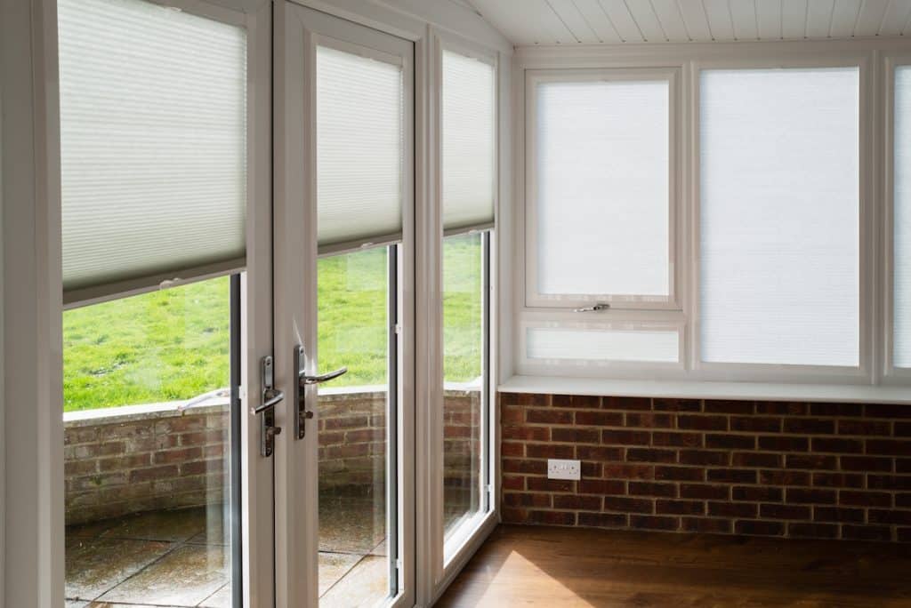 patio door doors in white with wooden floor
