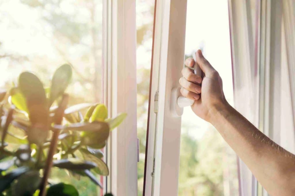 vinyl windows hand open white plastic pvc window