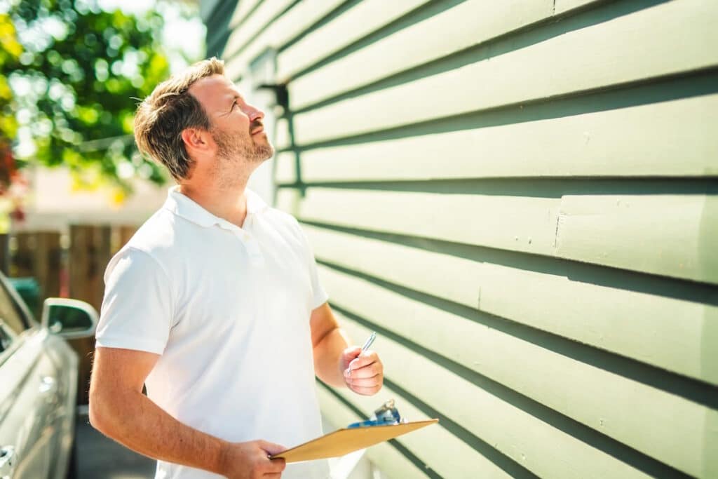 siding contractor house siding inspection