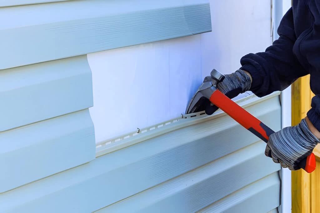 siding installation process exterior wall of house siding removal
